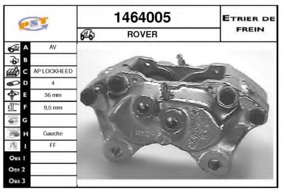 SNRA 1464005 Brake Caliper